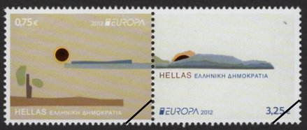 Griekse postzegels 2012-3